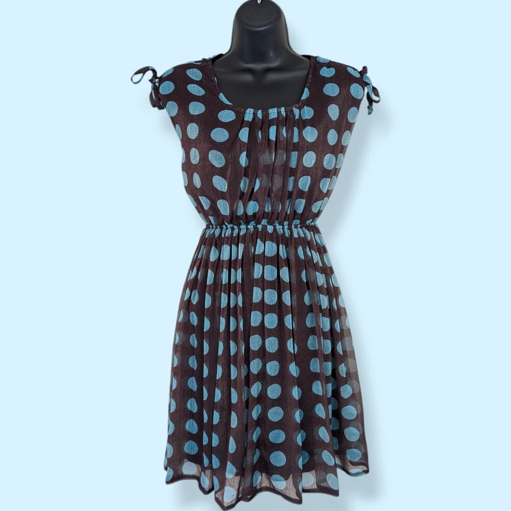 Katie Brown & Blue Dot A-Line Dress